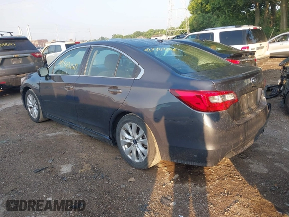 2015 Subaru Legacy Premium with VIN 4S3BNBE68F3016389, listed as a IAAI auction lot 42583160 with 195,118 mi miles and . Bid and sale history available at DreamBid. Image 3.