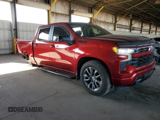 2024 Chevrolet Silverado 1500 RST with VIN 1GCUDEED4RZ265950, listed as a Copart auction lot 48008305 with 11,010 mi miles and Salvage Title. Bid and sale history available at carsss.com. Image 4.