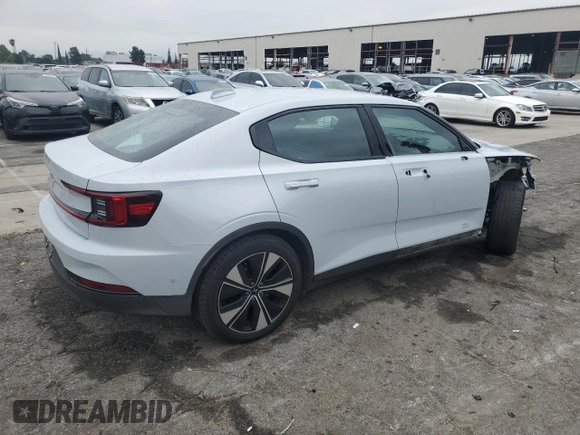 2023 Polestar 2 z VIN YSMEG3KA7PL162388, wystawiony jako Copart lot #56068605 z przebiegiem 105 166 mil mil oraz Tytuł czysty. Historia ofert i sprzedaży dostępna na DreamBid. Obrazek 3.