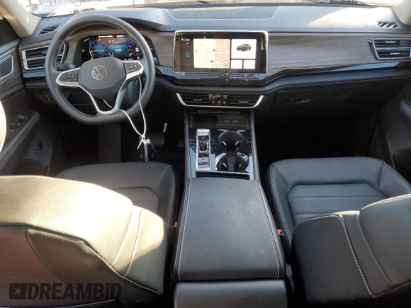 2024 Volkswagen Atlas SEL with VIN 1V2BR2CA4RC527287, listed as a Copart auction lot 41517555 with 22,347 mi miles and Salvage title. Bid and sale history available at DreamBid. Image 8.