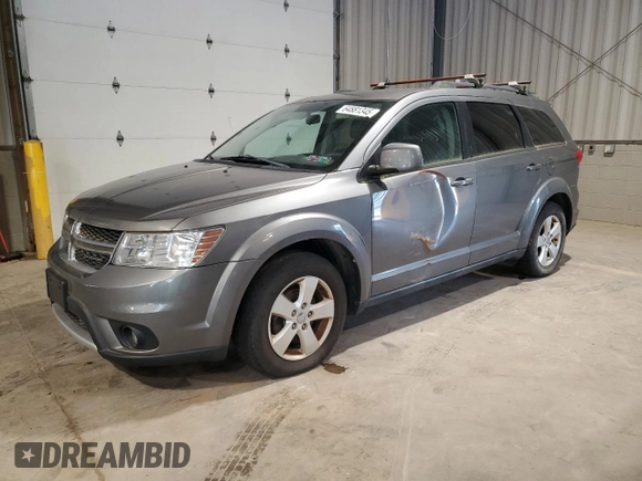 2012 Dodge Journey SXT with VIN 3C4PDDBG3CT168548, listed as a Copart auction lot 64881345 with 105,112 mi miles and Clean title. Bid and sale history available at DreamBid. Image 1.