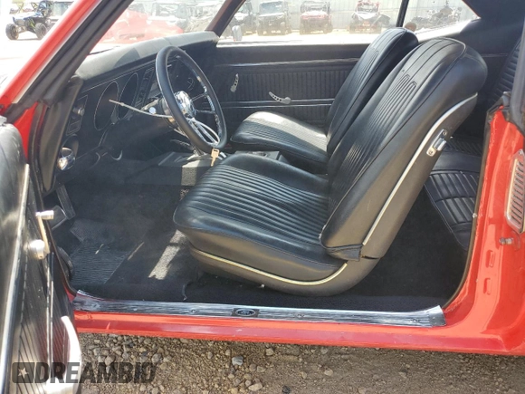 1969 Pontiac Firebird with VIN 223379U116573, listed as a Copart auction lot 64091015 with 142 mi miles and Clean title. Bid and sale history available at DreamBid. Image 7.