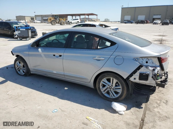 2020 Hyundai Elantra Value Edition with VIN KMHD84LFXLU056571, listed as a Copart auction lot 53088595 with 0 mi miles and Salvage Title. Bid and sale history available at carsss.com. Image 2.