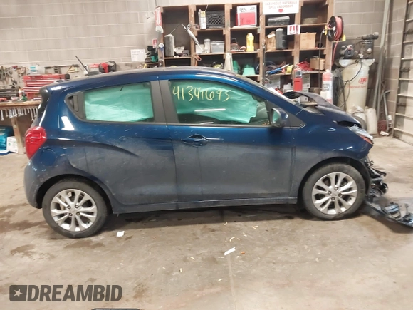 2022 Chevrolet Spark 1LT with VIN KL8CD6SA0NC015249, listed as a IAAI auction lot 41341695 with 33,687 mi miles. Bid and sale history available at carsss.com. Image 14.