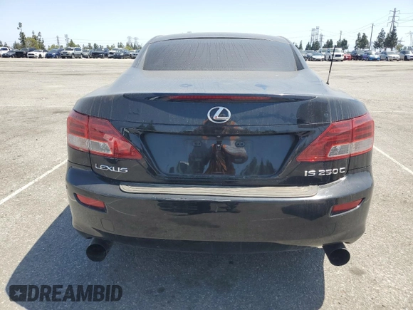 2010 Lexus IS 250 C z VIN JTHFF2C26A2514117, wystawiony jako Copart lot #61644135 z przebiegiem 125 940 mil mil oraz Szkoda całkowita • Salvage title. Historia ofert i sprzedaży dostępna na DreamBid. Obrazek 6.
