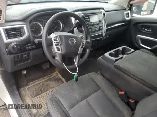 2017 Nissan Titan with VIN 1N6AA1R9XHN528052, listed as a Copart auction lot 55834165 with 183,802 mi miles and Salvage title. Bid and sale history available at DreamBid. Image 8.