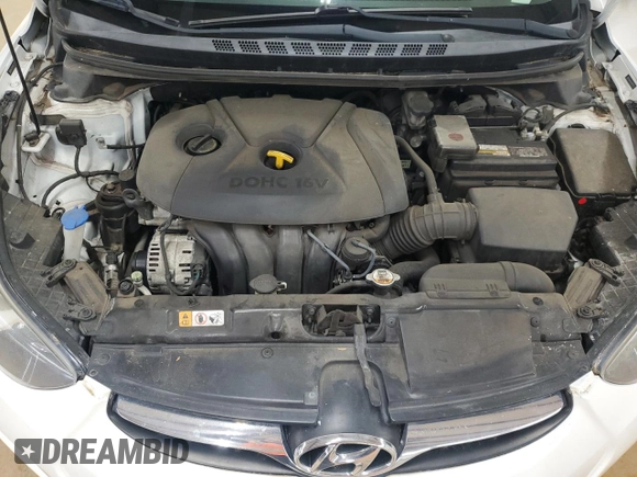 2013 Hyundai Elantra GLS z VIN 5NPDH4AE0DH407773, wystawiony jako Copart lot #58018805 z przebiegiem 149 353 mil mil oraz Szkoda całkowita • Salvage title. Historia ofert i sprzedaży dostępna na DreamBid. Obrazek 11.