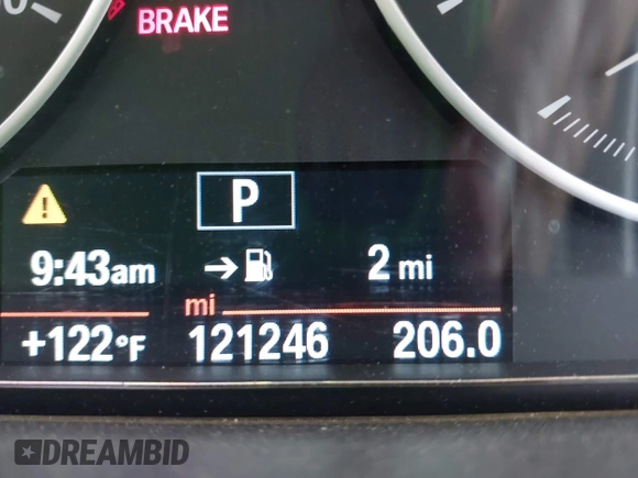 2015 BMW 3 Series 328i with VIN WBA3A5G51FNS89956, listed as a IAAI auction lot 42012575 with 121,246 mi miles. Bid and sale history available at carsss.com. Image 15.