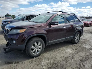 2011 Kia Sorento LX with VIN 5XYKT3A16BG182695, listed as a Copart auction lot 47973925 with 159,809 mi miles and Salvage Title. Bid and sale history available at carsss.com. Image 1.