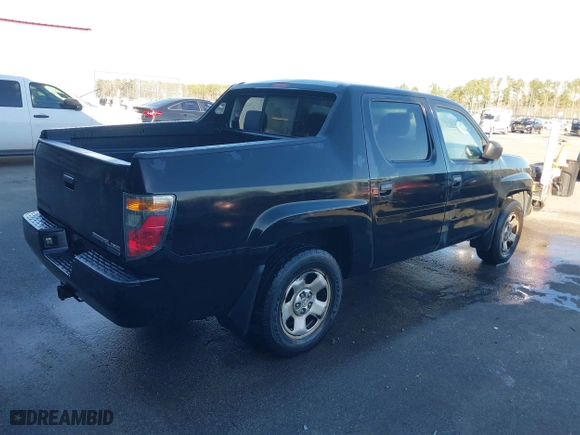 2007 Honda Ridgeline RT with VIN 2HJYK162X7H549735, listed as a IAAI auction lot 41635114 with 155,917 mi miles. Bid and sale history available at carsss.com. Image 4.
