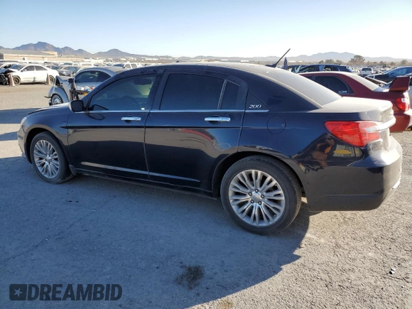 2012 Chrysler 200 Limited with VIN 1C3CCBCG6CN277823, listed as a Copart auction lot 44813385 with 155,889 mi miles and Salvage Title. Bid and sale history available at DreamBid. Image 2.