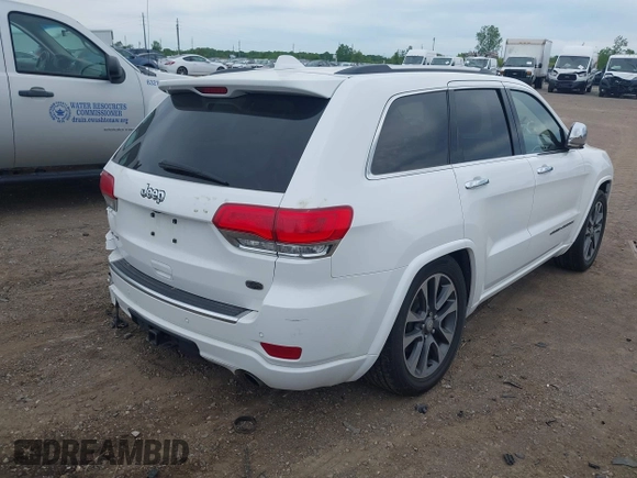 2017 Jeep Grand Cherokee Overland with VIN 1C4RJFCG6HC941771, listed as a IAAI auction lot 42356577 with 192,318 mi miles and . Bid and sale history available at DreamBid. Image 4.