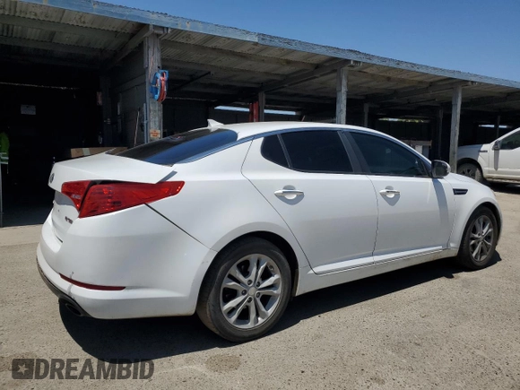 2013 Kia Optima EX with VIN 5XXGN4A71DG244277, listed as a Copart auction lot 56191925 with 147,641 mi miles and Salvage title. Bid and sale history available at DreamBid. Image 3.