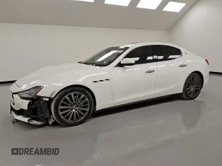 2018 Maserati Ghibli S Q4 z VIN ZAM57YTA2J1300862, wystawiony jako Copart lot #56972105 z przebiegiem 65 193 mil mil oraz Czysty tytuł • Clean title. Historia ofert i sprzedaży dostępna na DreamBid. Obrazek 1.