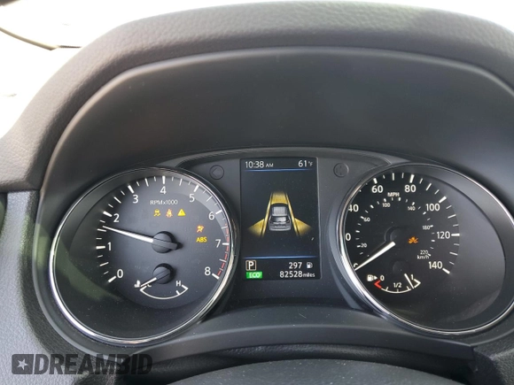 2019 Nissan Rogue SV with VIN 5N1AT2MT6KC717527, listed as a Copart auction lot 53943765 with 82,528 mi miles and Salvage Title. Bid and sale history available at DreamBid. Image 9.