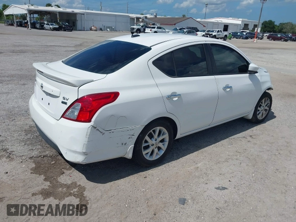 2017 Nissan Versa SV with VIN 3N1CN7AP8HL807368, listed as a IAAI auction lot 39267790 with 118,955 mi miles and . Bid and sale history available at DreamBid. Image 4.
