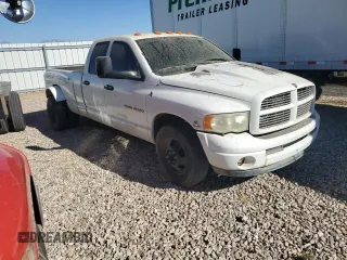 2003 Dodge Ram 3500 ST with VIN 3D7MA48C63G797171, listed as a Copart auction lot 81827644 with 0 mi miles and Salvage Title. Bid and sale history available at carsss.com. Image 4.