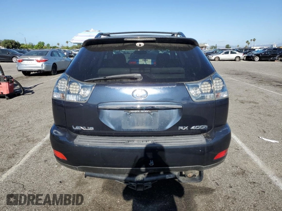 2006 Lexus RX 400h with VIN JTJHW31U562001448, listed as a Copart auction lot 56974445 with 196,038 mi miles and Clean Title. Bid and sale history available at DreamBid. Image 6.