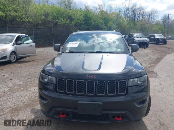 2017 Jeep Grand Cherokee Trailhawk with VIN 1C4RJFLG3HC674489, listed as a IAAI auction lot 42049006 with 91,892 mi miles and . Bid and sale history available at DreamBid. Image 13.