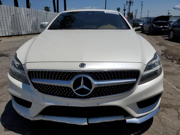 2016 Mercedes-Benz CLS 400 with VIN WDDLJ6FB3GA163242, listed as a Copart auction lot 53742855 with 153,895 mi miles and Salvage title. Bid and sale history available at DreamBid. Image 5.