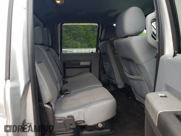 2014 Ford F-250 XL with VIN 1FT7W2B66EEA95457, listed as a Copart auction lot 59625155 with 118,040 mi miles and Salvage title. Bid and sale history available at DreamBid. Image 10.