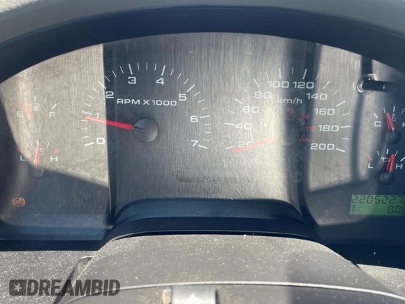 2008 Ford F-150 XL with VIN 1FTRF12228KD16767, listed as a Copart auction lot 56191835 with 220,522 mi miles and Clean Title. Bid and sale history available at carsss.com. Image 8.
