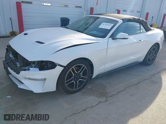 2018 Ford Mustang EcoBoost Premium with VIN 1FATP8UH4J5110308, listed as a IAAI auction lot 41765094 with 59,580 mi miles and . Bid and sale history available at carsss.com. Image 18.
