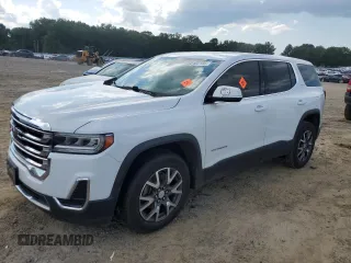 2020 GMC Acadia SLE with VIN 1GKKNKLA4LZ164592, listed as a Copart auction lot 60102185 with 104,861 mi miles and Salvage title. Bid and sale history available at DreamBid. Image 1.