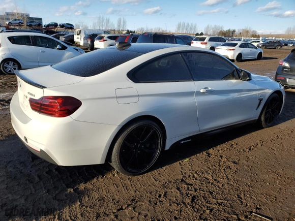 2014 BMW 4 Series 435i xDrive with VIN WBA3R5C50EK186817, listed as a Copart auction lot 48122185 with 0 mi miles and Clean Title. Bid and sale history available at carsss.com. Image 3.