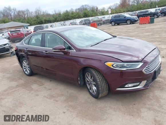 2017 Ford Fusion SE with VIN 3FA6P0HD2HR156698, listed as a IAAI auction lot 42096631 with 106,258 mi miles and . Bid and sale history available at DreamBid. Image 1.