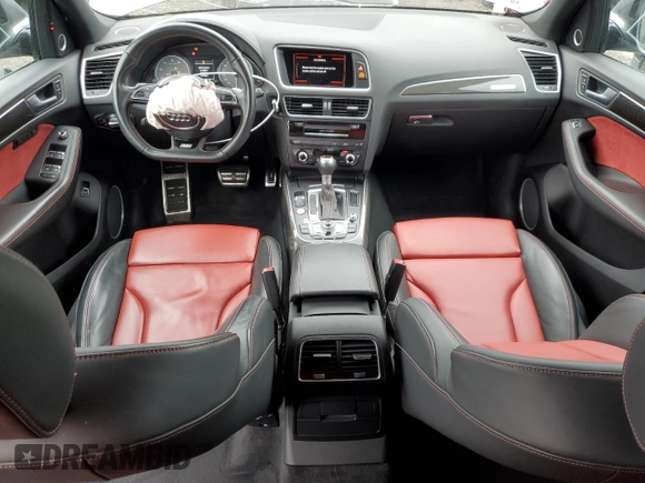 2016 Audi SQ5 Premium Plus with VIN WA1CCAFP0GA058655, listed as a Copart auction lot 83008654 with 67,587 mi miles and Salvage Title. Bid and sale history available at carsss.com. Image 8.