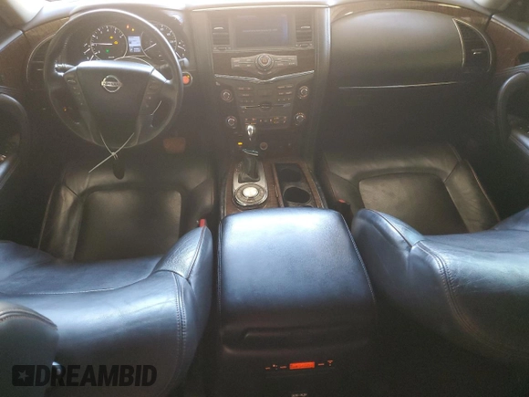 2017 Nissan Armada SV with VIN JN8AY2ND1H9003344, listed as a Copart auction lot 47831535 with 99,856 mi miles and Salvage Title. Bid and sale history available at carsss.com. Image 8.