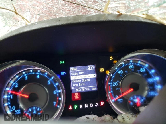 2012 Chrysler Town & Country with VIN 2C4RC1BG1CR338631, listed as a Copart auction lot 45802795 with 163,187 mi miles and Salvage Title. Bid and sale history available at DreamBid. Image 9.