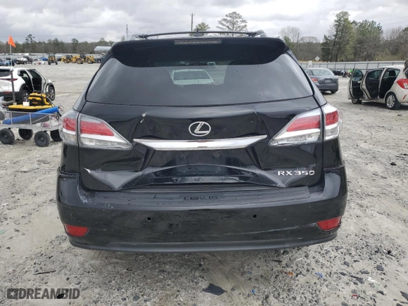 2013 Lexus RX 350 with VIN 2T2ZK1BA4DC115060, listed as a Copart auction lot 47624845 with 162,742 mi miles and Salvage Title. Bid and sale history available at carsss.com. Image 6.