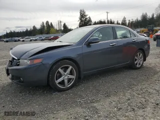 2004 Acura TSX w/Navigation with VIN JH4CL96944C038221, listed as a Copart auction lot 52618785 with 240,947 mi miles and Salvage Title. Bid and sale history available at carsss.com. Image 1.