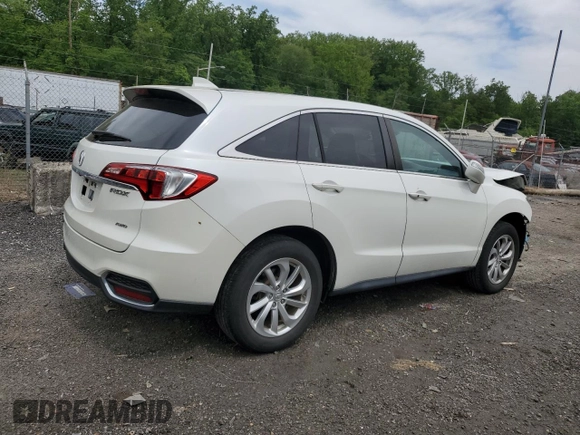 2016 Acura RDX Technology with VIN 5J8TB4H58GL003348, listed as a Copart auction lot 57286545 with 108,394 mi miles and Salvage title. Bid and sale history available at DreamBid. Image 3.