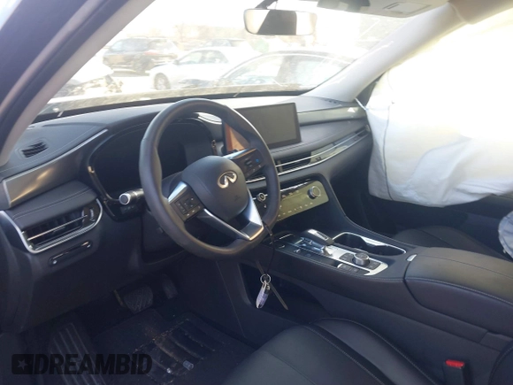 2024 Infiniti QX60 Luxe с VIN 5N1DL1FS2RC346226, выставлен на аукционе IAAI как лот 41231017 с пробегом 5 728 миль миль и . История ставок и продаж доступна на DreamBid. Изображение 5.