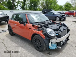 2021 MINI Hardtop Cooper with VIN WMWXR3C03M2N94446, listed as a Copart auction lot 56406585 with 25,240 mi miles and Salvage title. Bid and sale history available at DreamBid. Image 4.