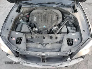 2012 BMW 7 Series 750Li with VIN WBAKB8C59CC964363, listed as a Copart auction lot 89381095 with 103,010 mi miles and Salvage Title. Bid and sale history available at carsss.com. Image 11.