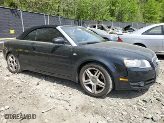 2007 Audi A4 2.0T with VIN WAUAF48H07K031118, listed as a Copart auction lot 54013895 with 107,104 mi miles and Clean Title. Bid and sale history available at carsss.com. Image 4.