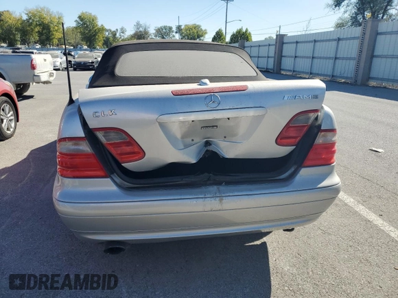 2003 Mercedes-Benz CLK 320 with VIN WDBLK65G73T144310, listed as a Copart auction lot 73004974 with Not Provided miles and Salvage Title. Bid and sale history available at DreamBid. Image 6.