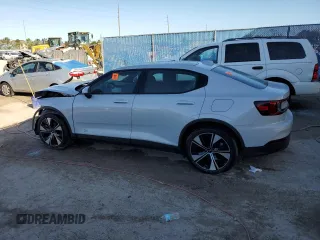 2023 Polestar 2 with VIN YSMED3KA7PL122854, listed as a Copart auction lot 74994294 with 55,404 mi miles and Salvage Title. Bid and sale history available at carsss.com. Image 4.