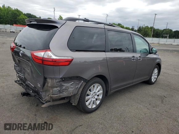 2015 Toyota Sienna Limited with VIN 5TDDK3DC4FS096402, listed as a Copart auction lot 59306665 with 117,012 mi miles and Salvage title. Bid and sale history available at DreamBid. Image 3.
