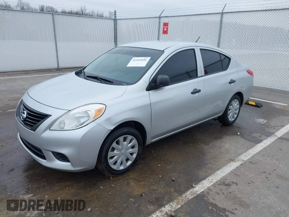 2014 Nissan Versa SV with VIN 3N1CN7APXEL860715, listed as a IAAI auction lot 41492046 with 95,758 mi miles and . Bid and sale history available at DreamBid. Image 19.
