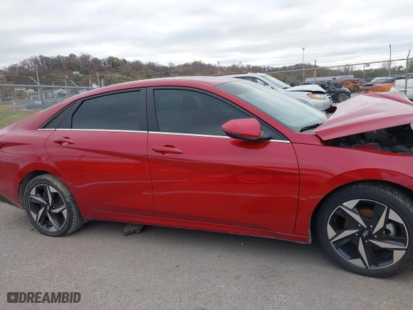 2021 Hyundai Elantra SEL with VIN KMHLN4AG2MU179394, listed as a IAAI auction lot 40919517 with 110,330 mi miles. Bid and sale history available at carsss.com. Image 13.
