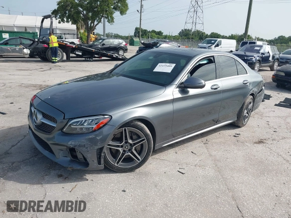 2019 Mercedes-Benz C 300 with VIN 55SWF8DB2KU302234, listed as a IAAI auction lot 42439409 with 99,907 mi miles and . Bid and sale history available at DreamBid. Image 17.