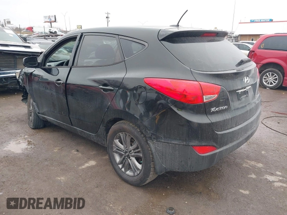 2015 Hyundai Tucson GLS with VIN KM8JT3AF6FU025479, listed as a IAAI auction lot 41498861 with 110,609 mi miles and . Bid and sale history available at DreamBid. Image 3.