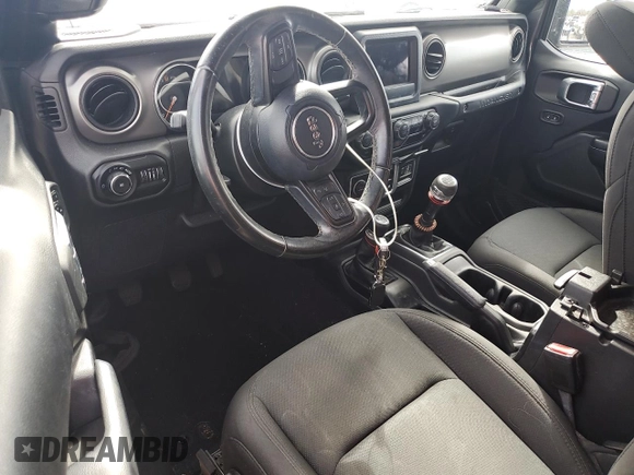 2021 Jeep Wrangler Sport with VIN 1C4GJXAG0MW571359, listed as a Copart auction lot 75189354 with 35,129 mi miles and Non Repairable. Bid and sale history available at DreamBid. Image 8.