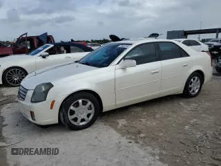 2003 Cadillac CTS with VIN 1G6DM57NX30136910, listed as a Copart auction lot 76932244 with 146,785 mi miles and Salvage Title. Bid and sale history available at carsss.com. Image 1.