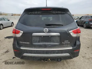 2014 Nissan Pathfinder SV with VIN 5N1AR2MM5EC641116, listed as a Copart auction lot 49459495 with 137,754 mi miles and Salvage Title. Bid and sale history available at carsss.com. Image 6.